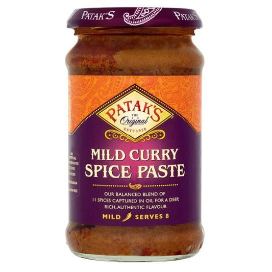 Pataks Mild Curry Spice Paste 283g  (Case of 6) - Three Lions Pantry