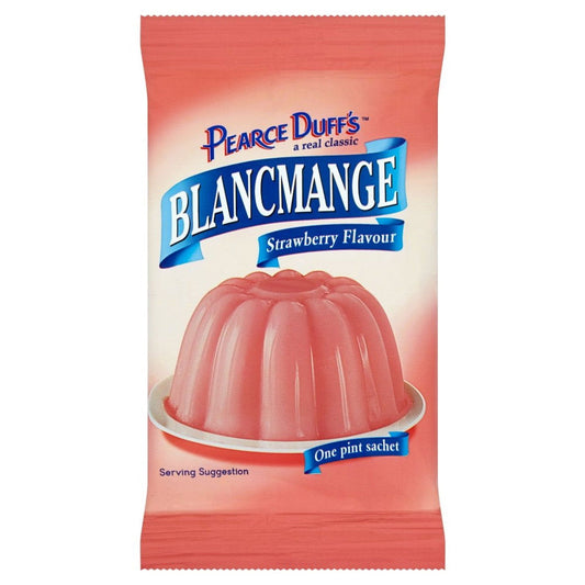 Pearce Duff's Strawberry Blancmange Flavour 35g (Case of 18) - Three Lions Pantry