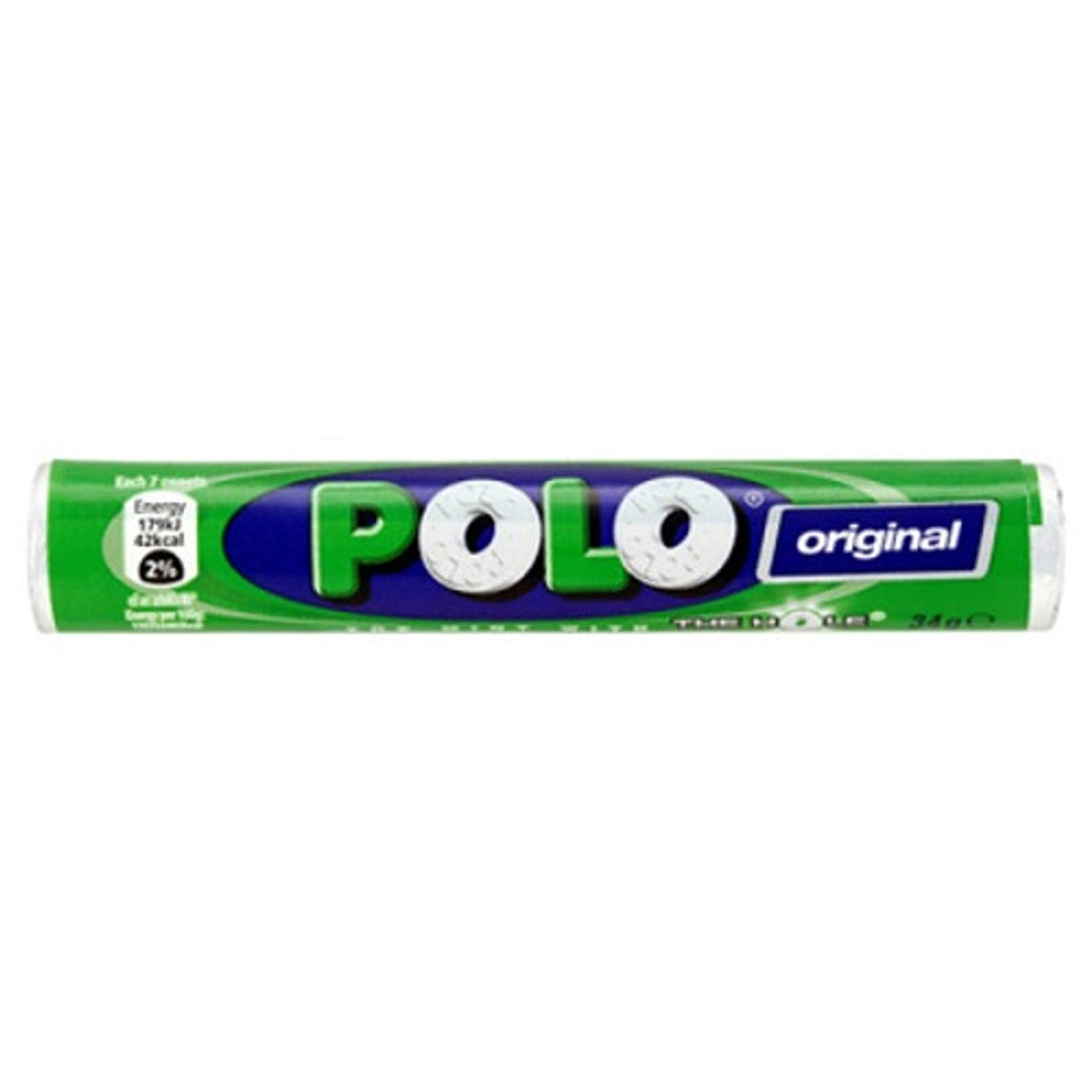Polo Mint Roll 34g  (Case of 32) - Three Lions Pantry