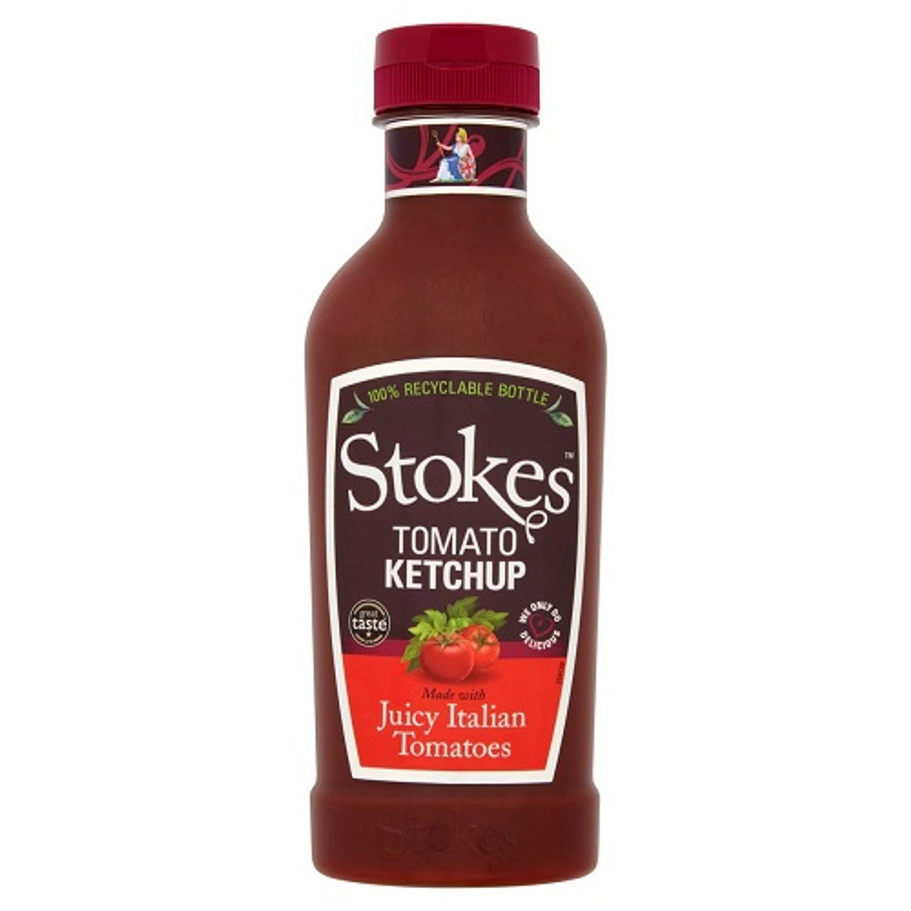 Real Tomato Ketchup SQUEEZY 485g  (Case of 10) - Three Lions Pantry