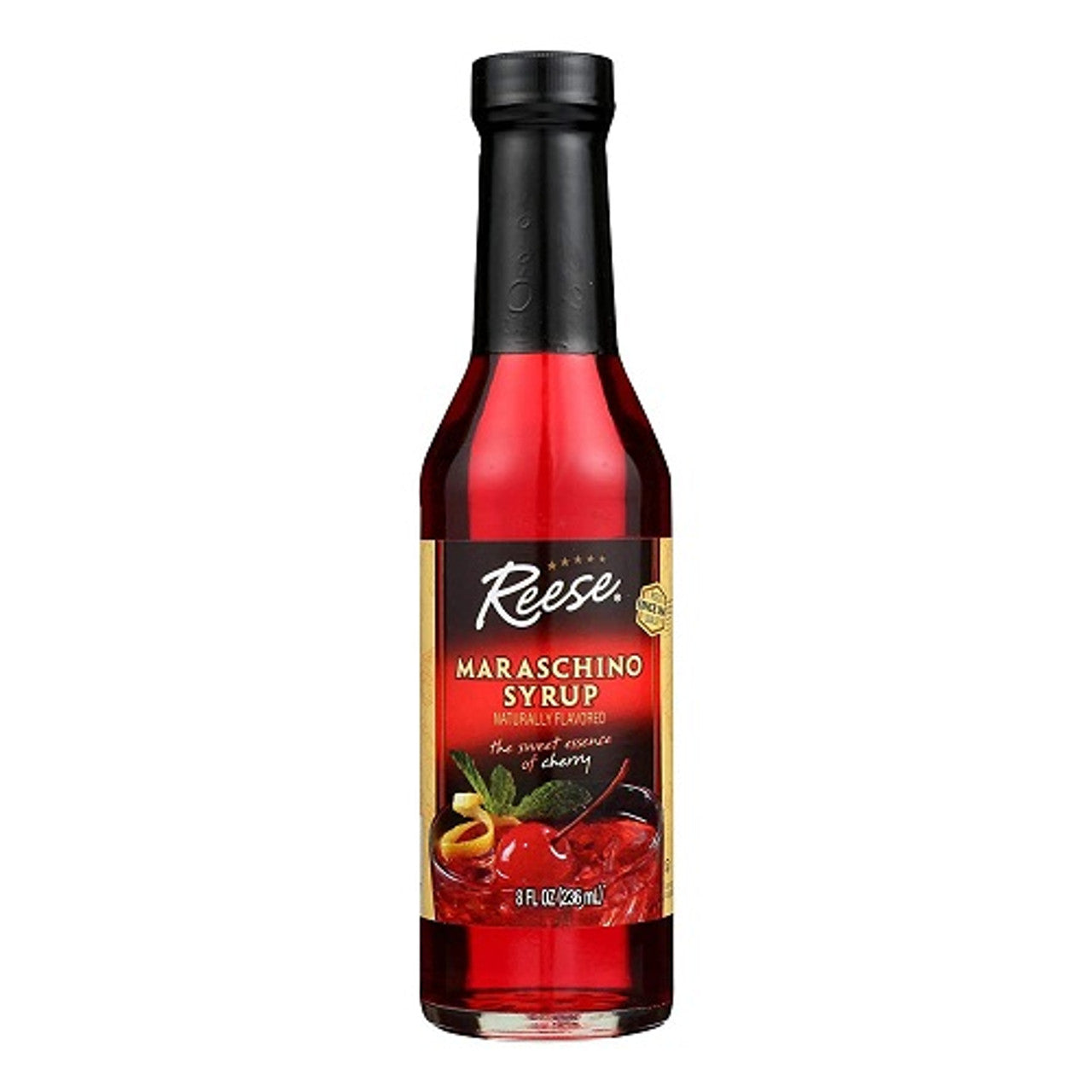 Reese Maraschino Syrup 8 Oz  (Case of 12) - Three Lions Pantry