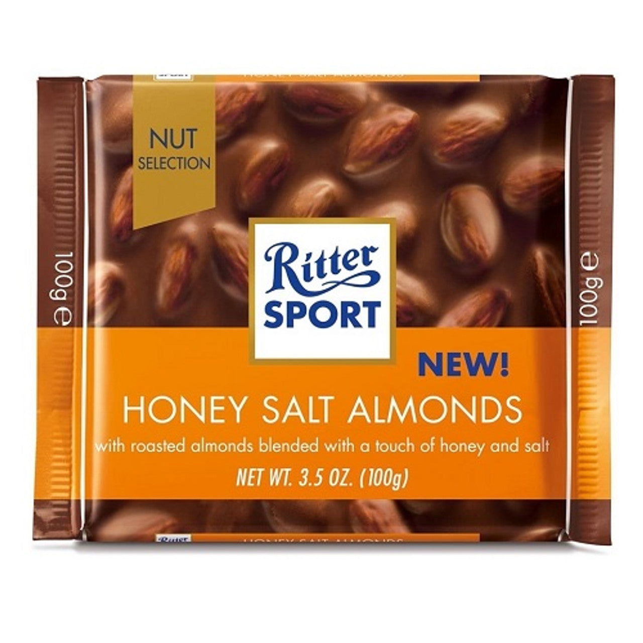 Ritter Sport Nut Perfection Honey Salt Almond 100g  (Case of 11) - Three Lions Pantry