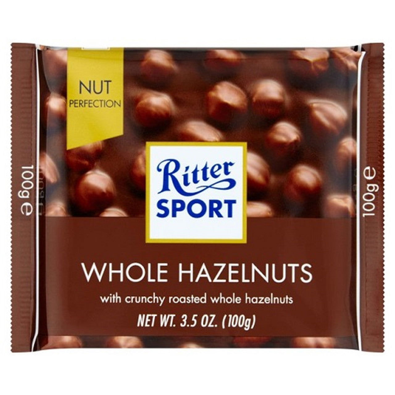 Ritter Sport Nut Perfection Milk Whole Hazelnut 100g  (Case of 10) - Three Lions Pantry