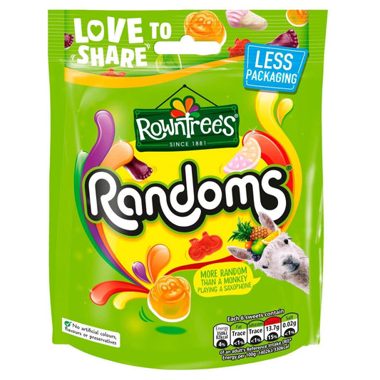 Rowntree's Randoms Pouch 150G  (Case of 9) - Three Lions Pantry