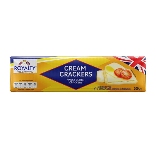 Royalty Cream Crackers 300g  (Case of 18) - Three Lions Pantry