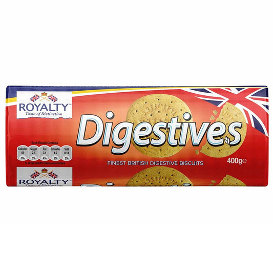 Royalty Digestive 400g  (Case of 20) - Three Lions Pantry