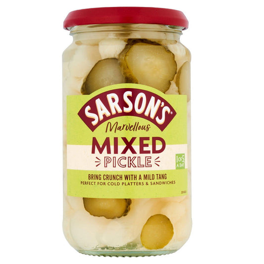 Sarson's Mixed Pickle 460g (Case of 6) - Three Lions Pantry