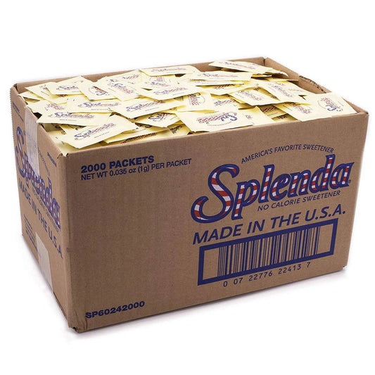 Splenda No Calorie Sweetener Sugar 2000 Sachets  (Case of 1) - Three Lions Pantry