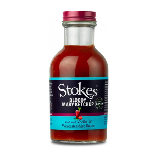 Stokes Bloody Mary Ketchup with Vodka - 300g  (Case of 6) - Three Lions Pantry