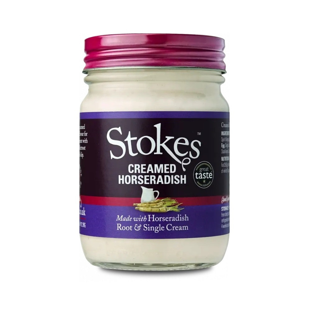Stokes Creamed Horseradish Sauce 220g  (Case of 6) - Three Lions Pantry