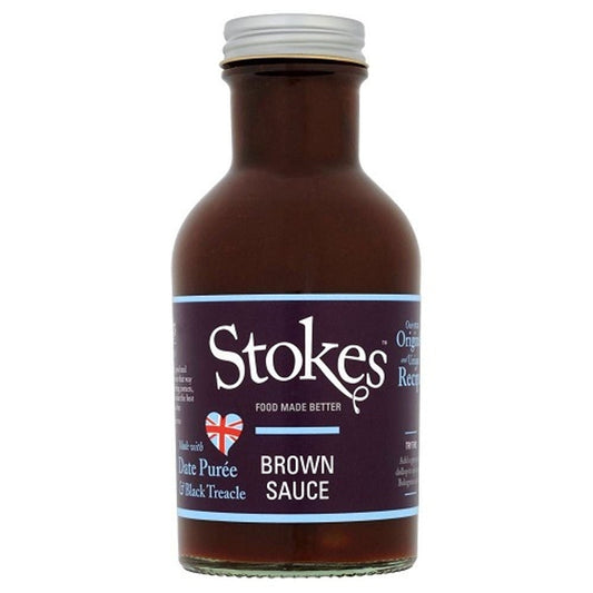 Stokes Real Brown Sauce - 320g  (Case of 6) - Three Lions Pantry