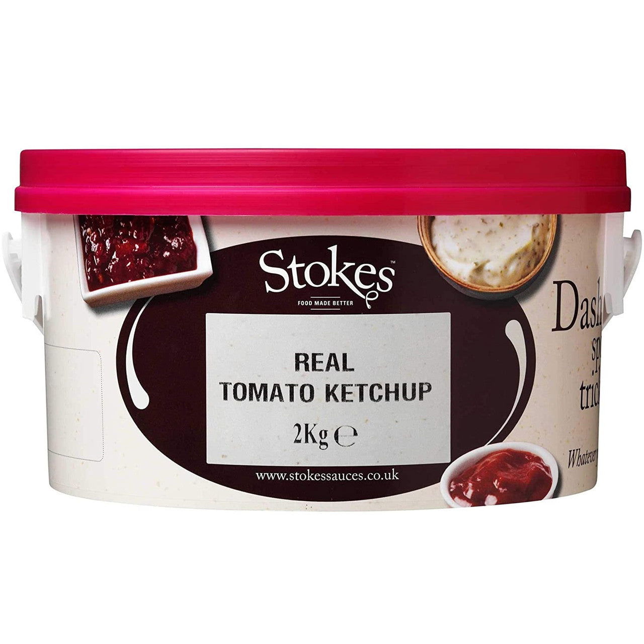 Stokes Real Tomato Ketchup Catering Tub 2kg  (Case of 1) - Three Lions Pantry