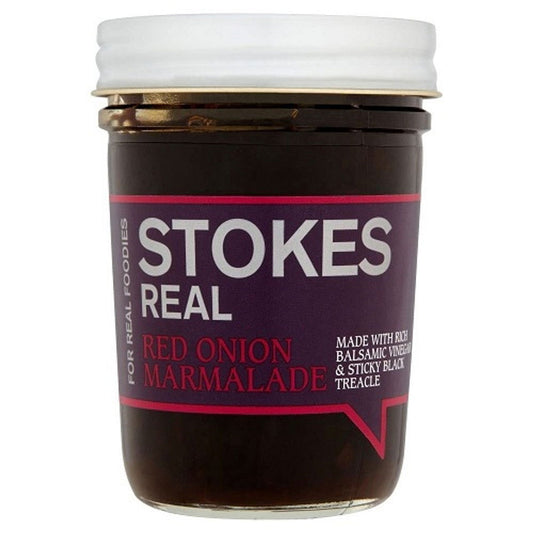 Stokes Red Onion Marmalade 265g  (Case of 6) - Three Lions Pantry