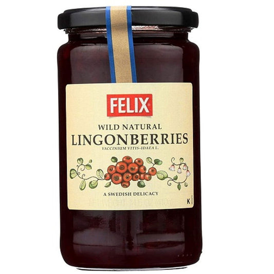 Swedish Lingonberry Preserves by Felix (14.5 ounce)  (Case of 8) - Three Lions Pantry