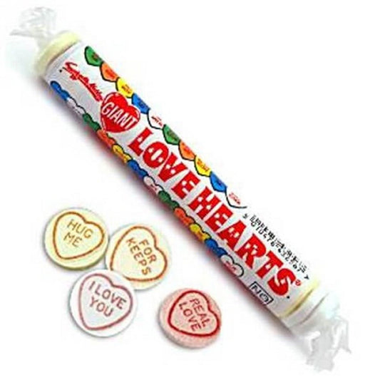 Swizzels Matlow Love Hearts Giant  (Case of 24) - Three Lions Pantry