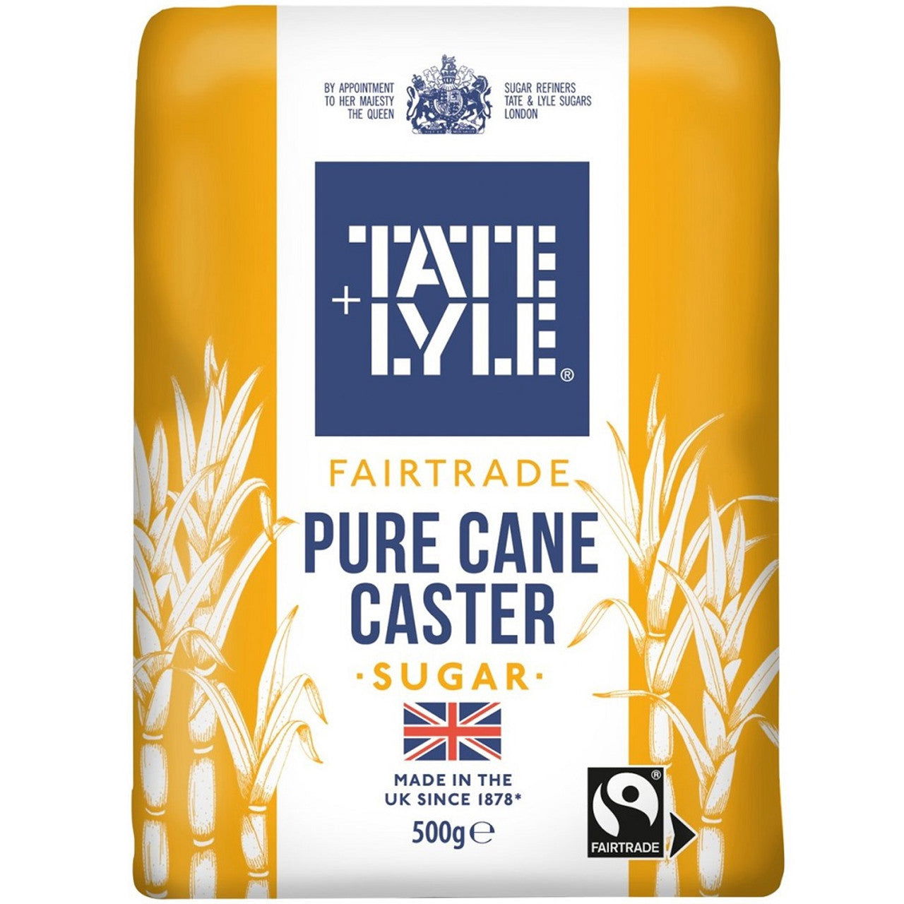 Tate & Lyle Fairtrade Caster Sugar (500g)  (Case of 10) - Three Lions Pantry