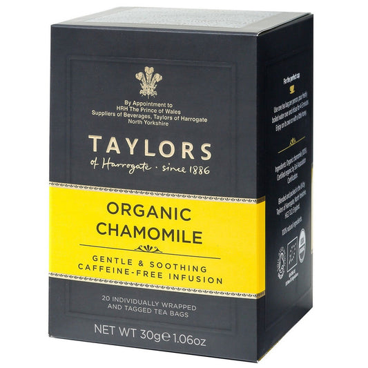 Taylors Organic Chamomile 20's  (Case of 6) - Three Lions Pantry