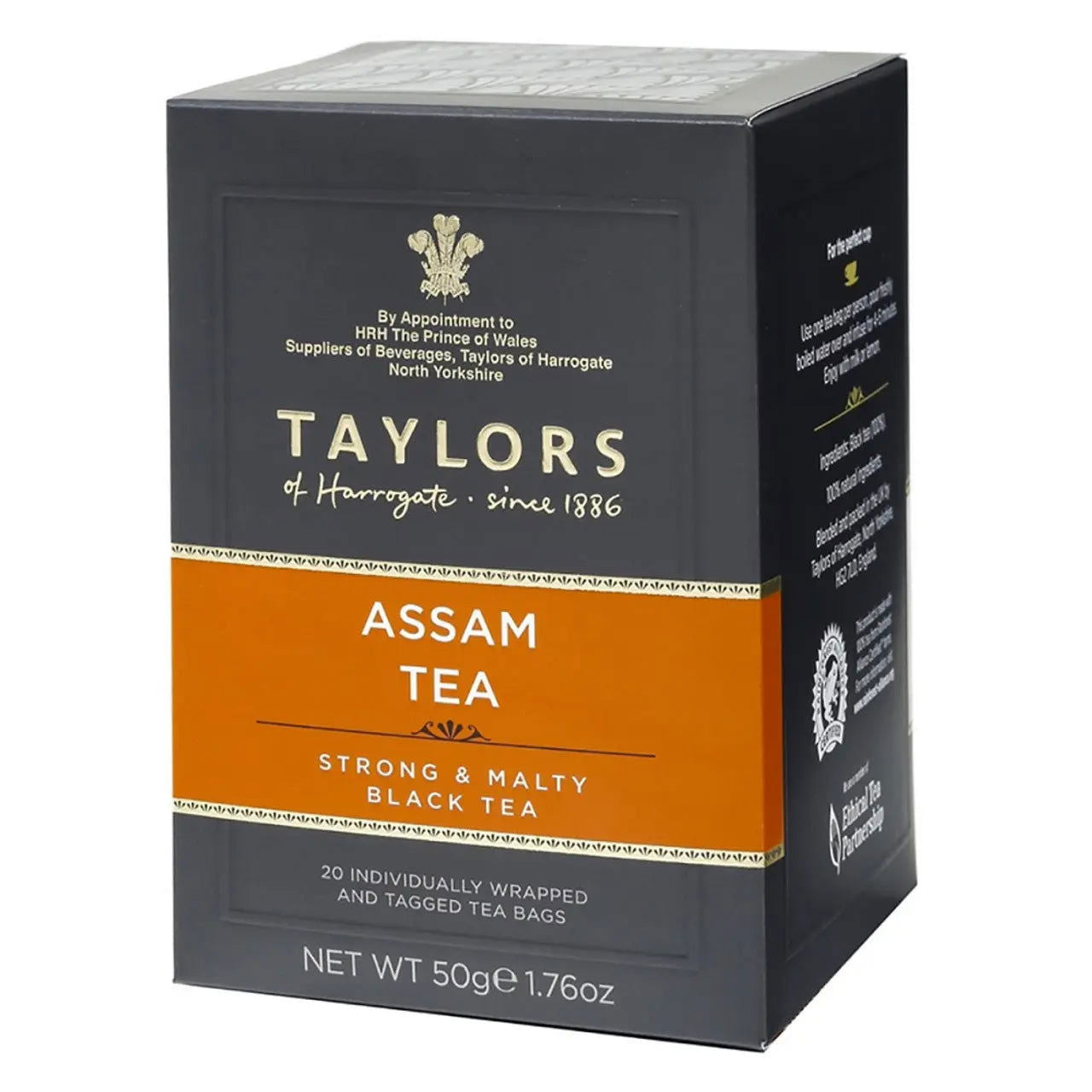 Taylors of Harrogate Yorkshire Assam Black Tea - 20 Teabags  (Case of 6) - Three Lions Pantry