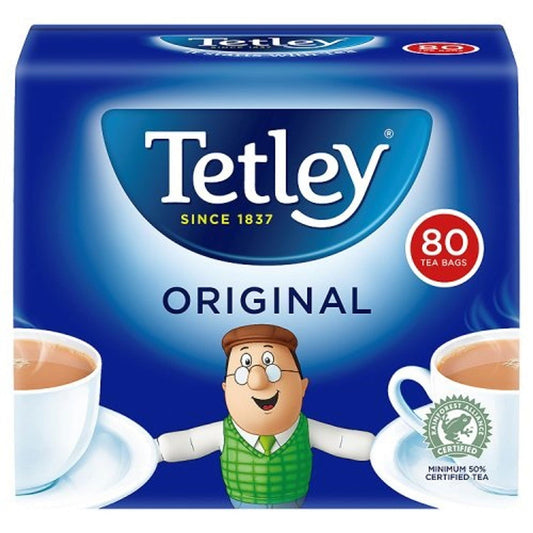 Tetley 80 bags  (Case of 24) - Three Lions Pantry