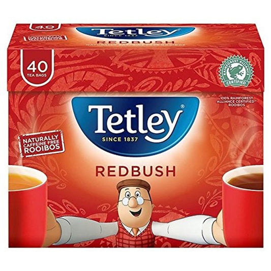 Tetley Redbush Tbag 40 count  (Case of 6) - Three Lions Pantry