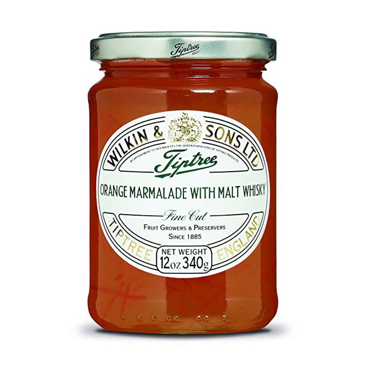 Tiptree Orange & Malt Whisky 340g  (Case of 6) - Three Lions Pantry