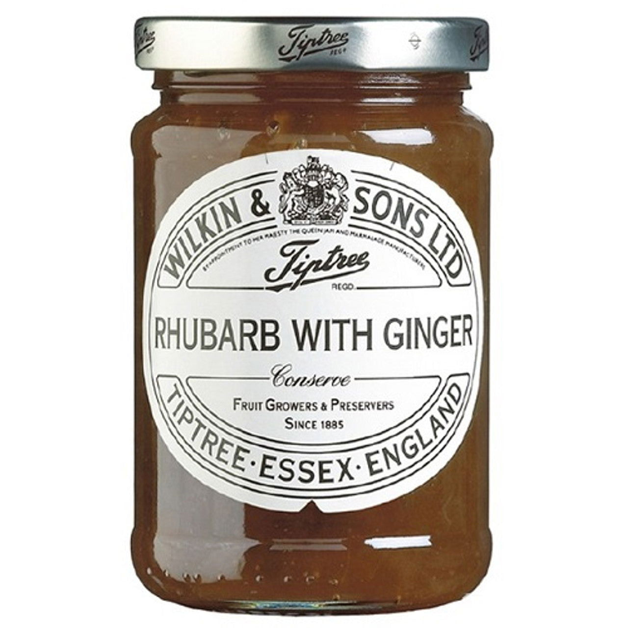 Tiptree Rhubarb & Ginger Conserve 340g  (Case of 6) - Three Lions Pantry