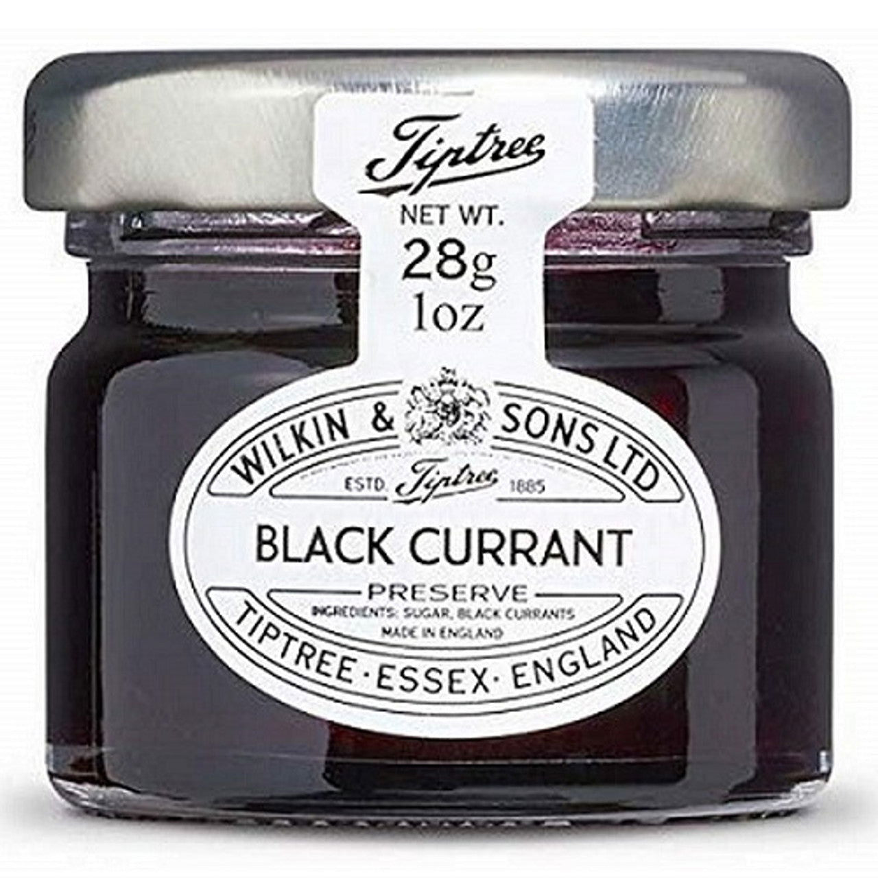 Tiptree mini blackcurrant preserve 1oz  (Case of 72) - Three Lions Pantry