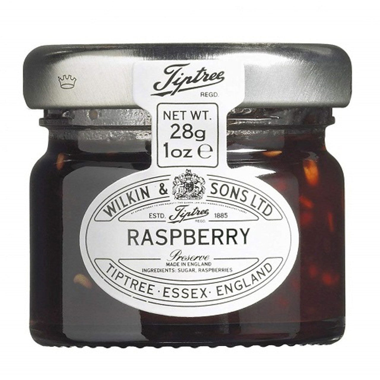 Tiptree mini raspberry preserve 1oz  (Case of 72) - Three Lions Pantry