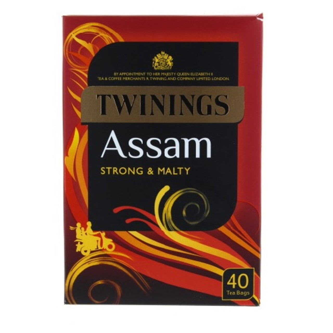 Twinings Assam Strong & Malty 40 Tea Bags  (Case of 4) - Three Lions Pantry