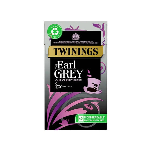 Twinings Earl Grey  Classic Blend Tea (40 Teabags)  (Case of 4) - Three Lions Pantry