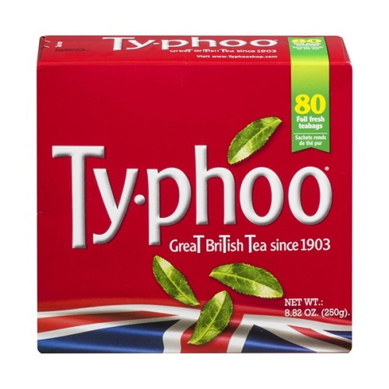 Typhoo 80 bags  (Case of 12) - Three Lions Pantry