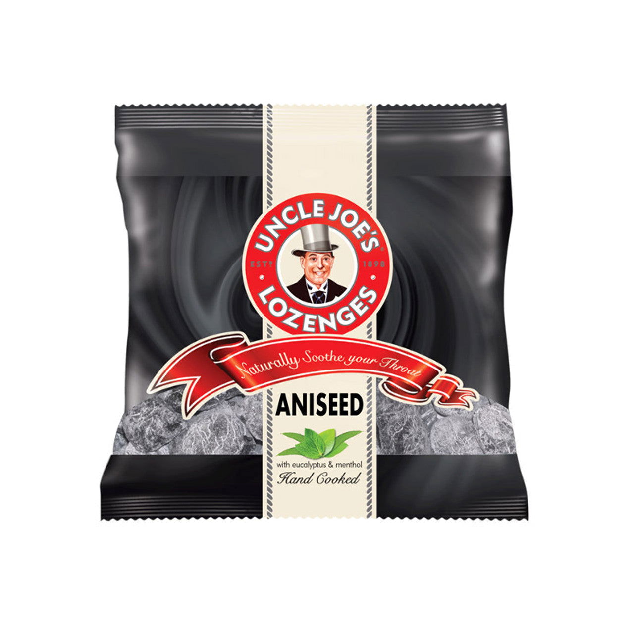 Uncle Joe's Aniseed Lozenge 70g Bag  (Case of 12) - Three Lions Pantry