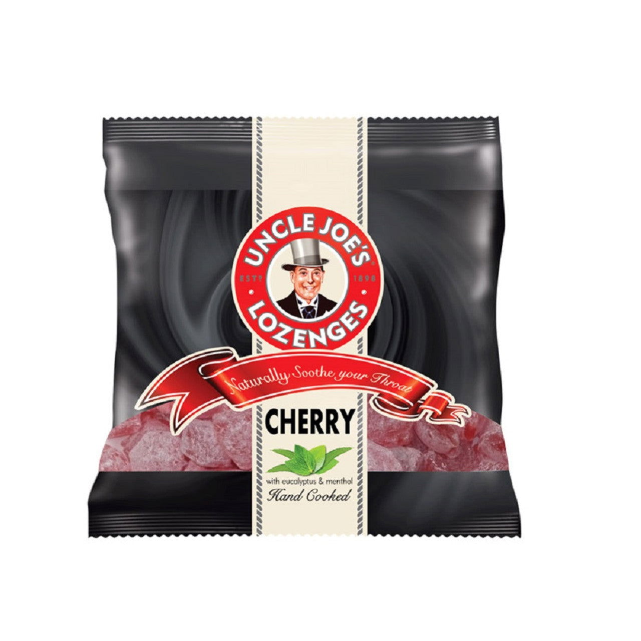 Uncle Joe's Cherry Lozenge 70g Bag  (Case of 12) - Three Lions Pantry