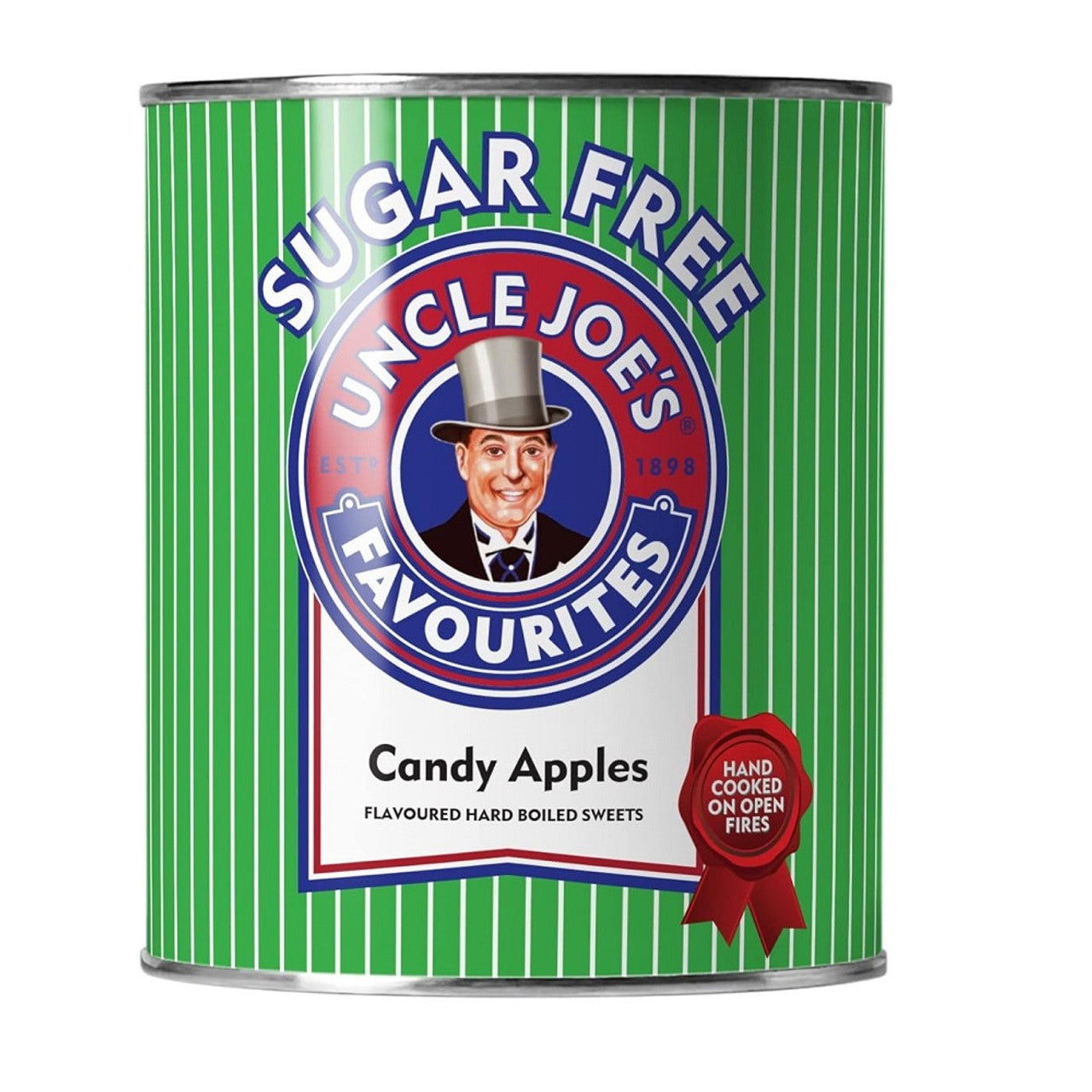 Uncle Joe's Suger Free Candy Apples 120g Tin (Case of 6) - Three Lions Pantry
