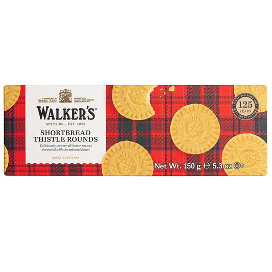 Walkers Classic Shortbread Rounds 5.3oz (Case of 12) - Three Lions Pantry