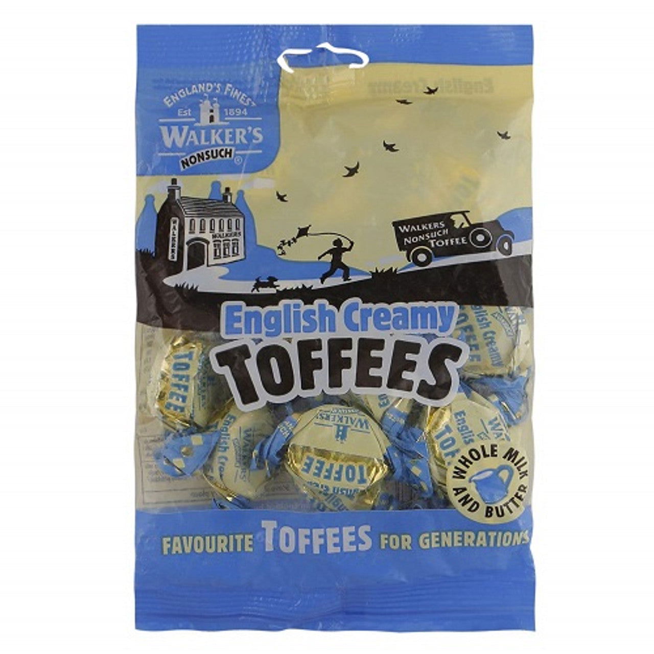 Walkers Nonsuch English Creamy Toffees 150g  (Case of 12) - Three Lions Pantry