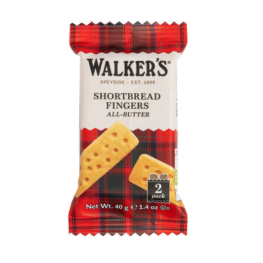 Walkers Shortbread - 2 Fingers - 1.4oz (Case of 144) - Three Lions Pantry