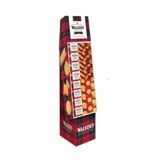 Walkers Shortbread Display - 60-Ct (40 Fingers & 20 Rounds) x 5.3oz (Case of 1) - Three Lions Pantry