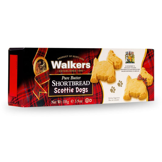 Walkers Shortbread Display - Scottie Dog Shortbread 40-ct x 3.9oz (Case of 1) - Three Lions Pantry