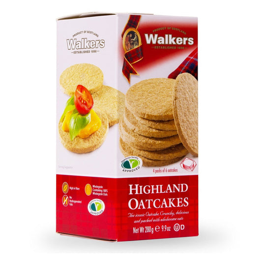 Walkers Shortbread Highland Scottish Oat Crackers 9.9oz (Case of 6) - Three Lions Pantry