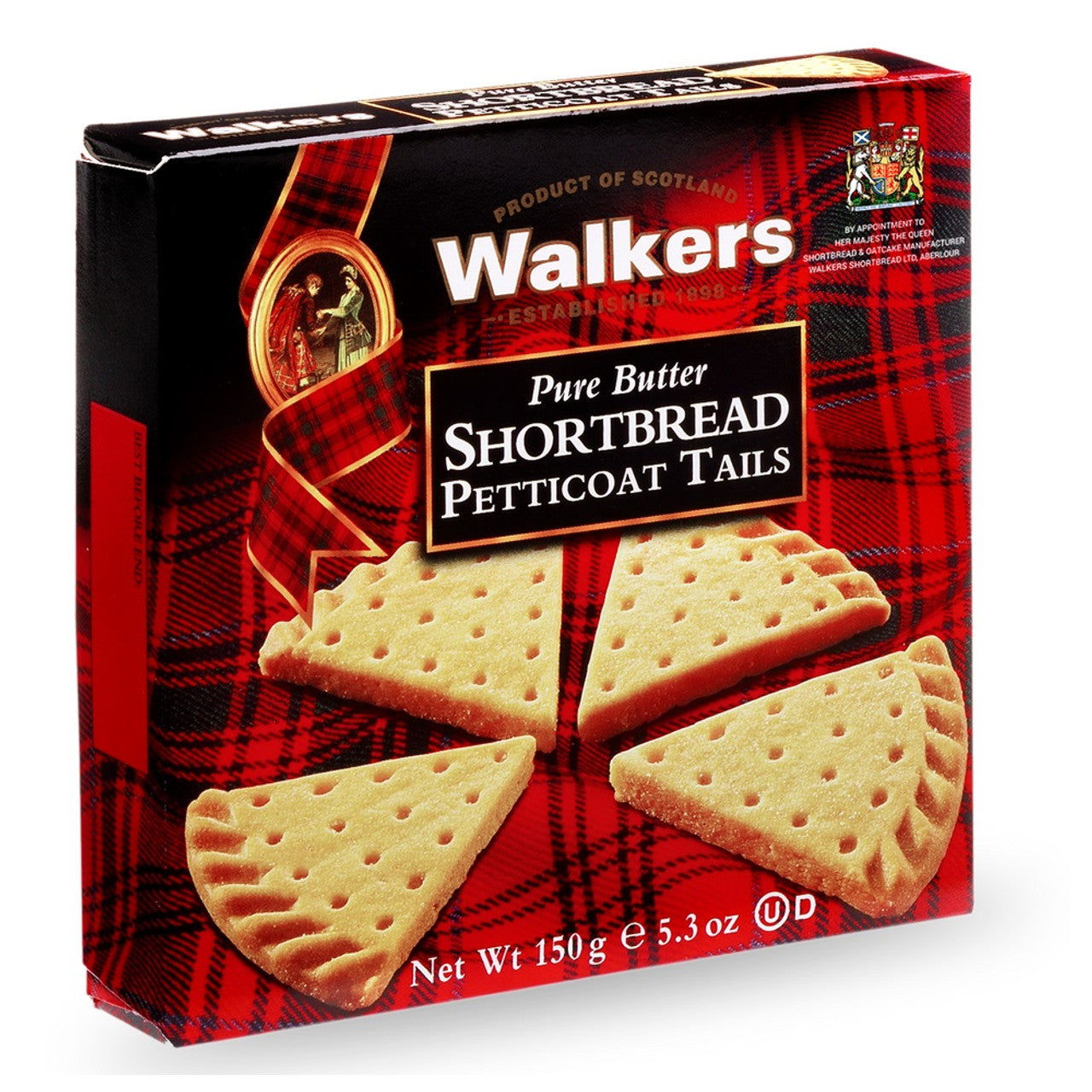 Walkers Shortbread Petticoat Tails 5.3oz (Case of 6) - Three Lions Pantry